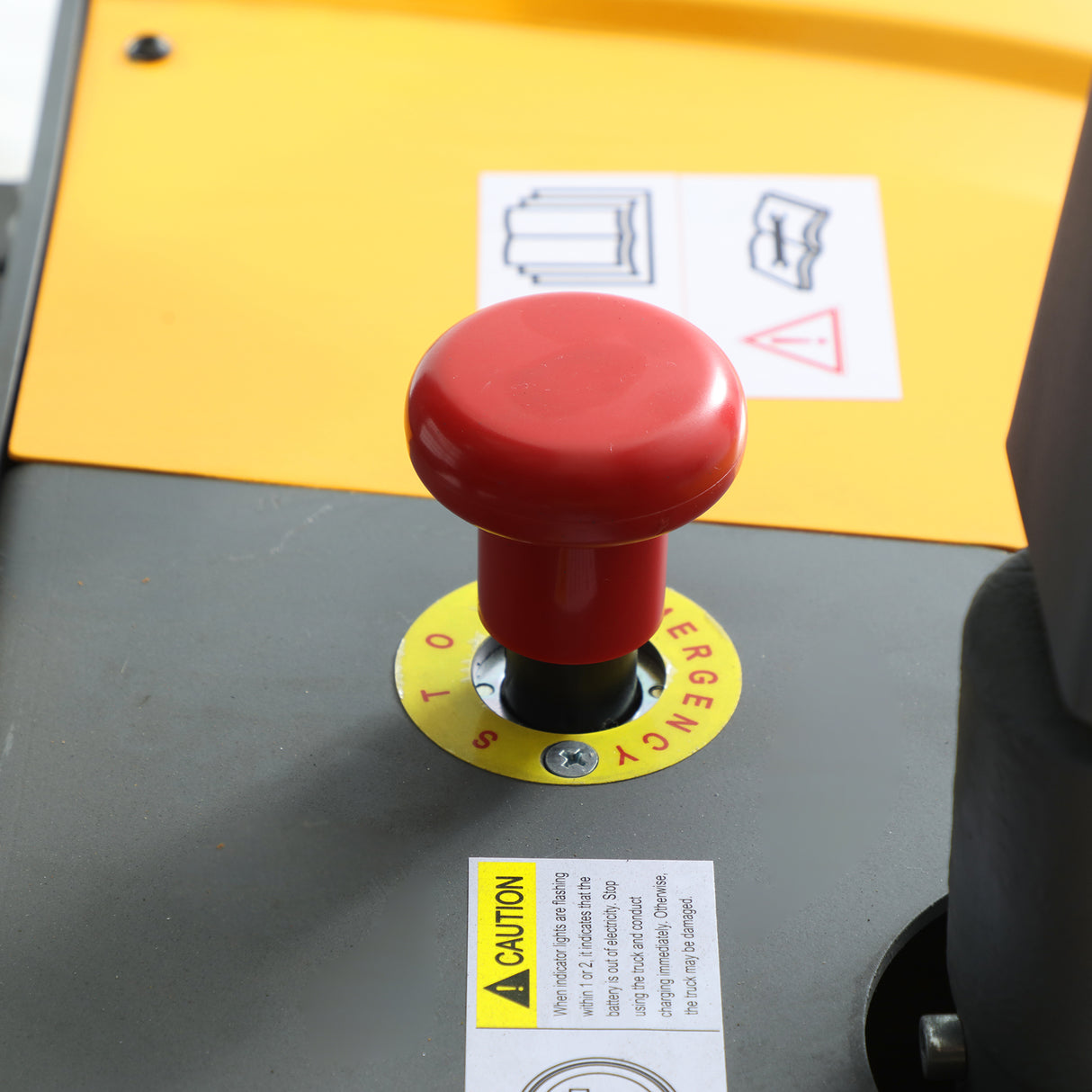 3300 lb Capacity 98" Lift Compact Electric Stacker Adjustable Forks | CTD15R-EN-98