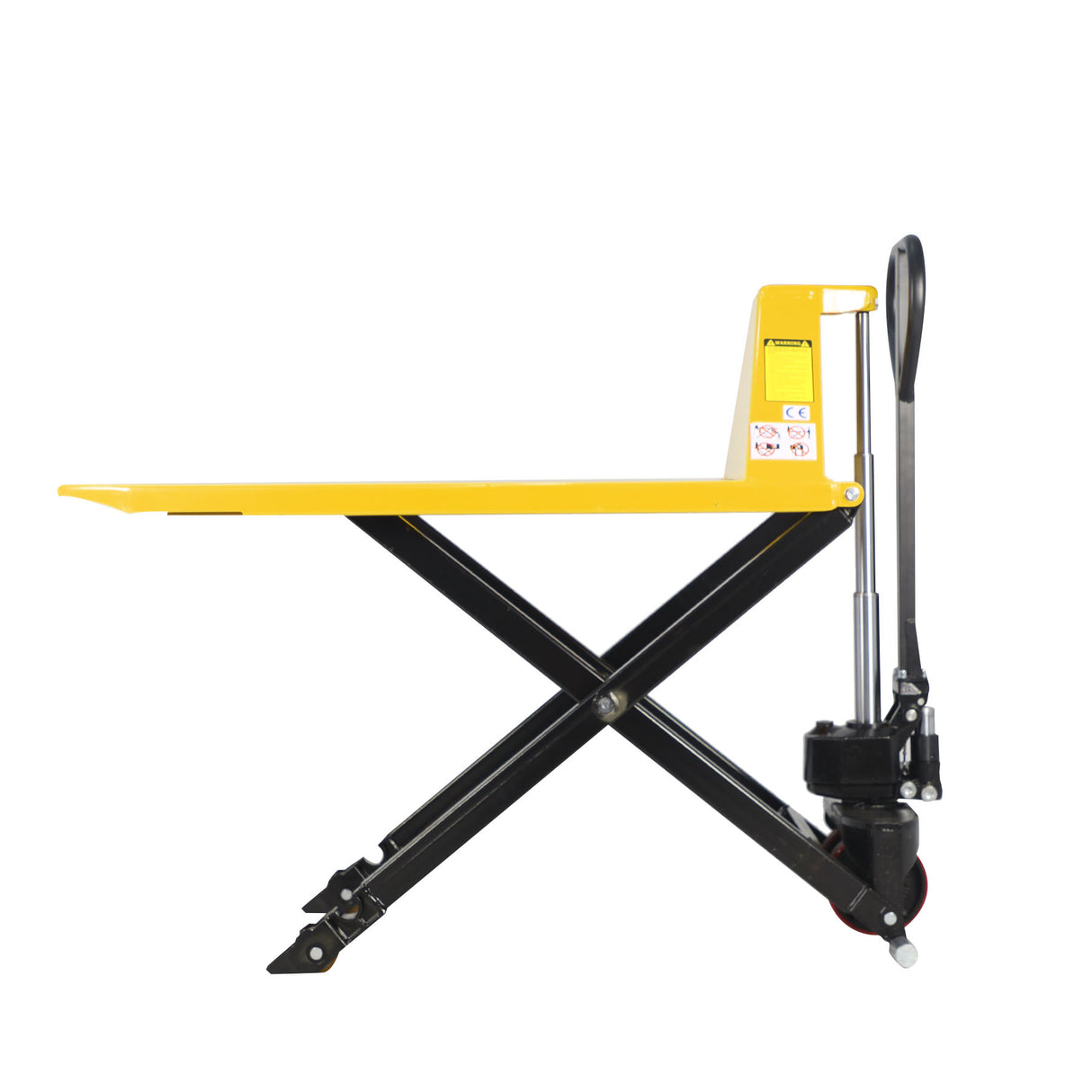 2200 lbs Manual High Lift Scissor Lift Pallet Jack – 45" x 27" Forks | JF-685