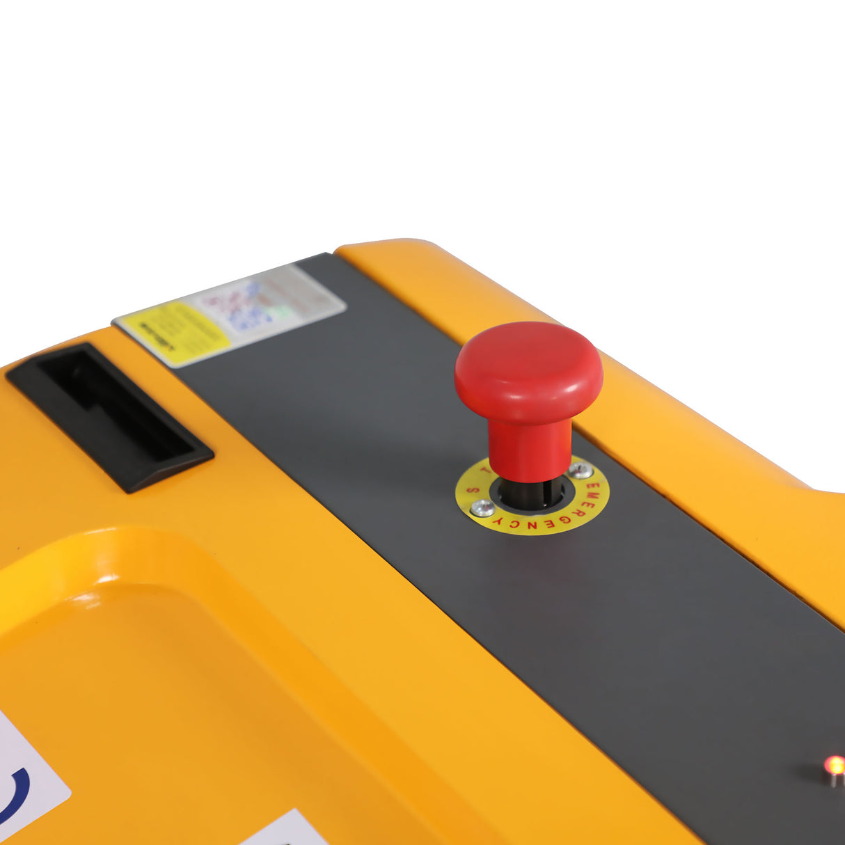 2200 lb Capacity 118" Lift Compact Counterbalanced Electric Stacker Adjustable Forks | CPD10W-118