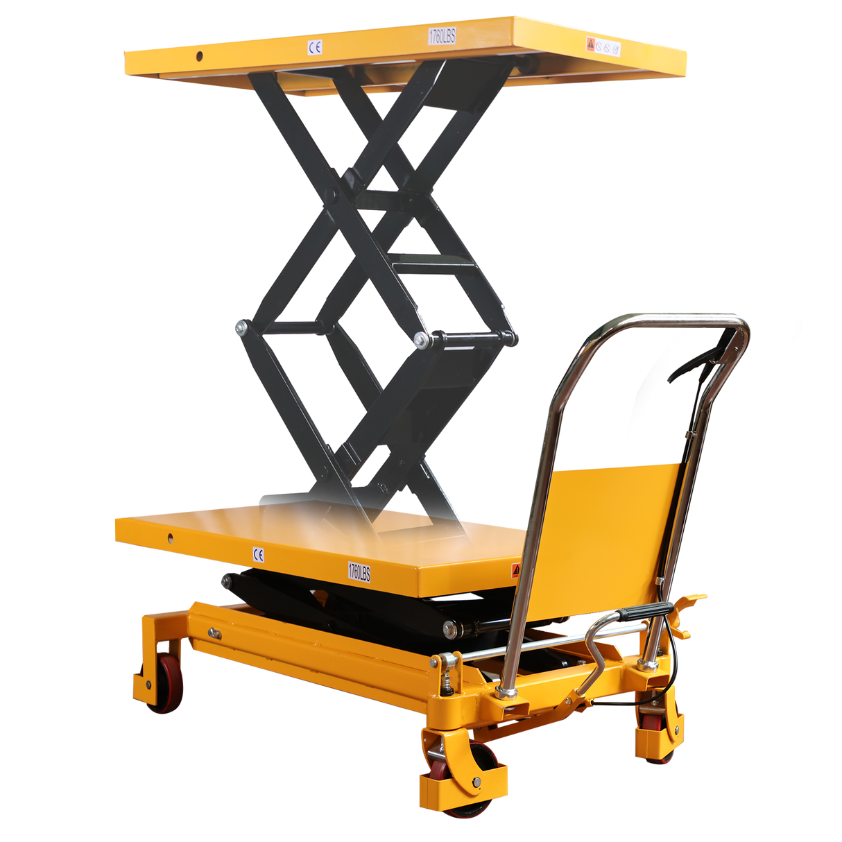Double Scissor Lift Table 1760lbs Cap, 40.3" lifting height SPS800