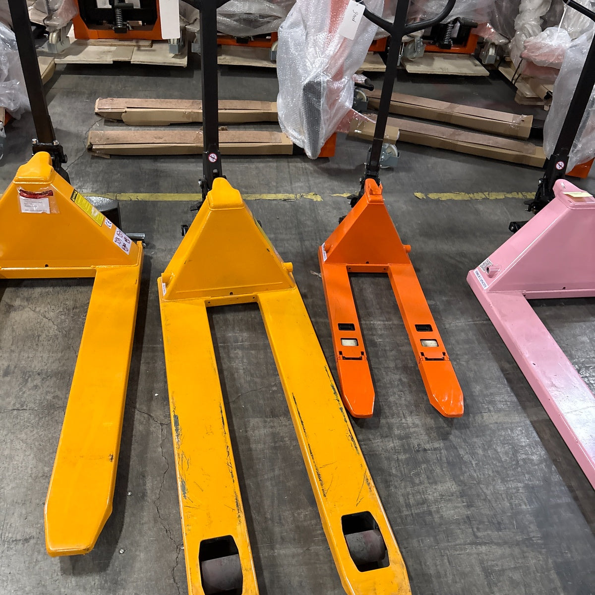 Pre-owned BF-III-1 Hydraulic Pallet Jack 5500lbs Capacity 48"Lx21"W Fork