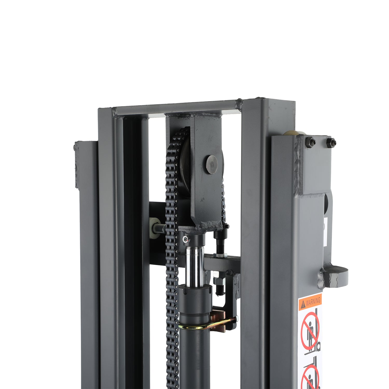1200 lb Capacity 118" Lift Compact Counterbalanced Electric Stacker Adjustable Forks | CPD05W-118