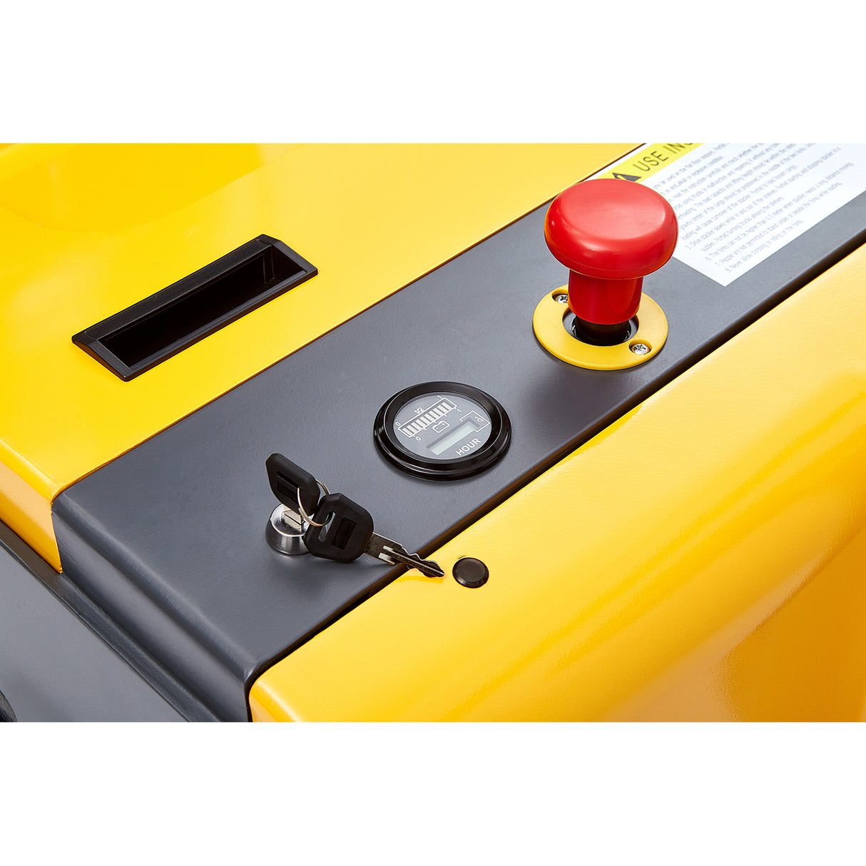 3300 lbs Load 177" Lift High-Capacity Counterbalanced Electric Stacker Adjustable Forks | CPD15W-I77