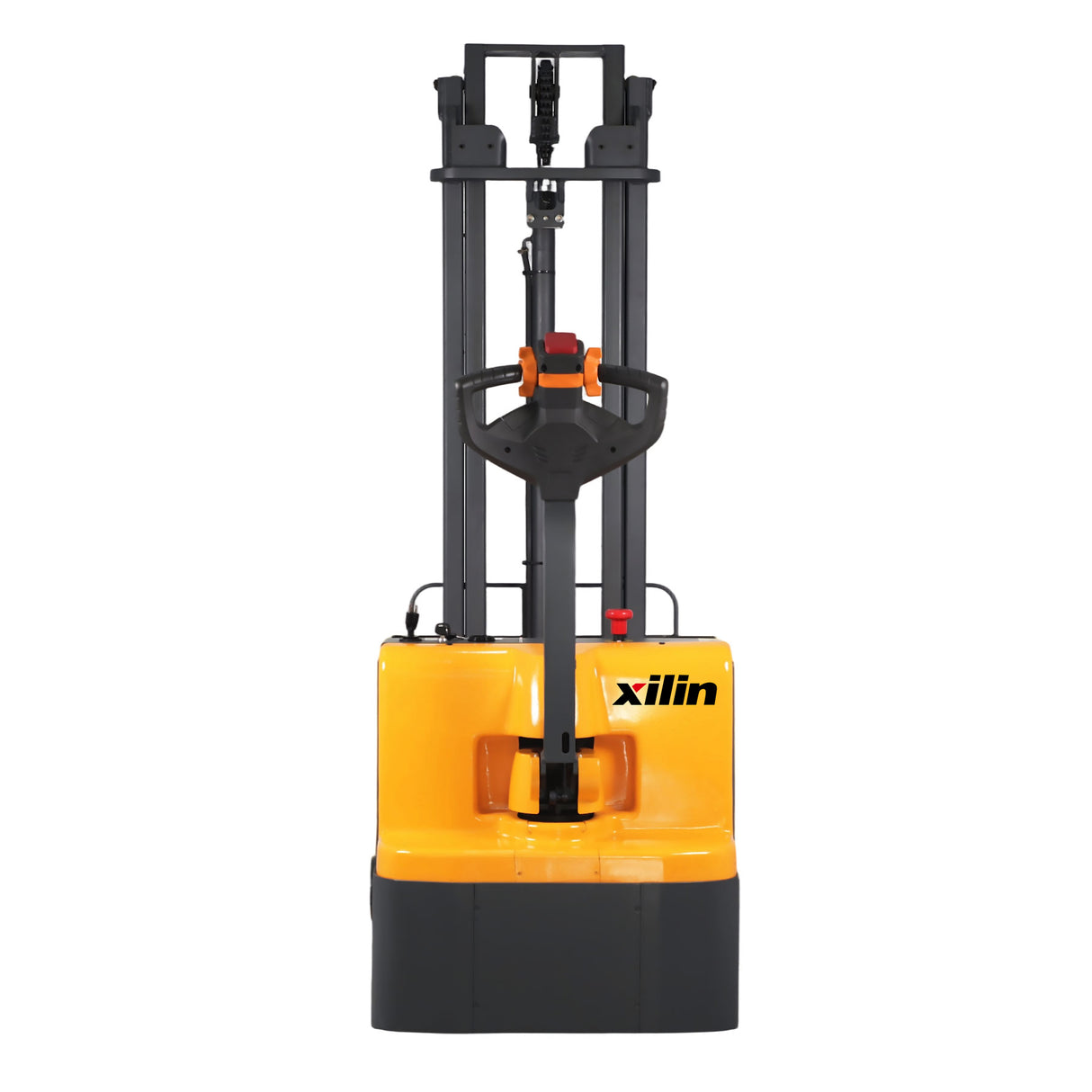 2200 lb Capacity 98" Lift Compact Counterbalanced Electric Stacker Adjustable Forks | CPD10W-98