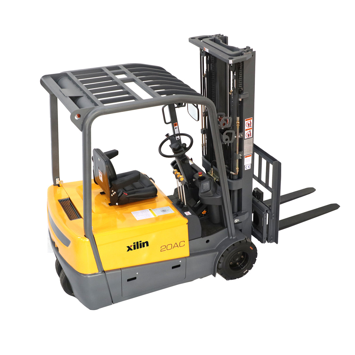 4,400 lbs, 189" Lift, 48V Lithium Electric Forklift CPD20SA-20-Li-189