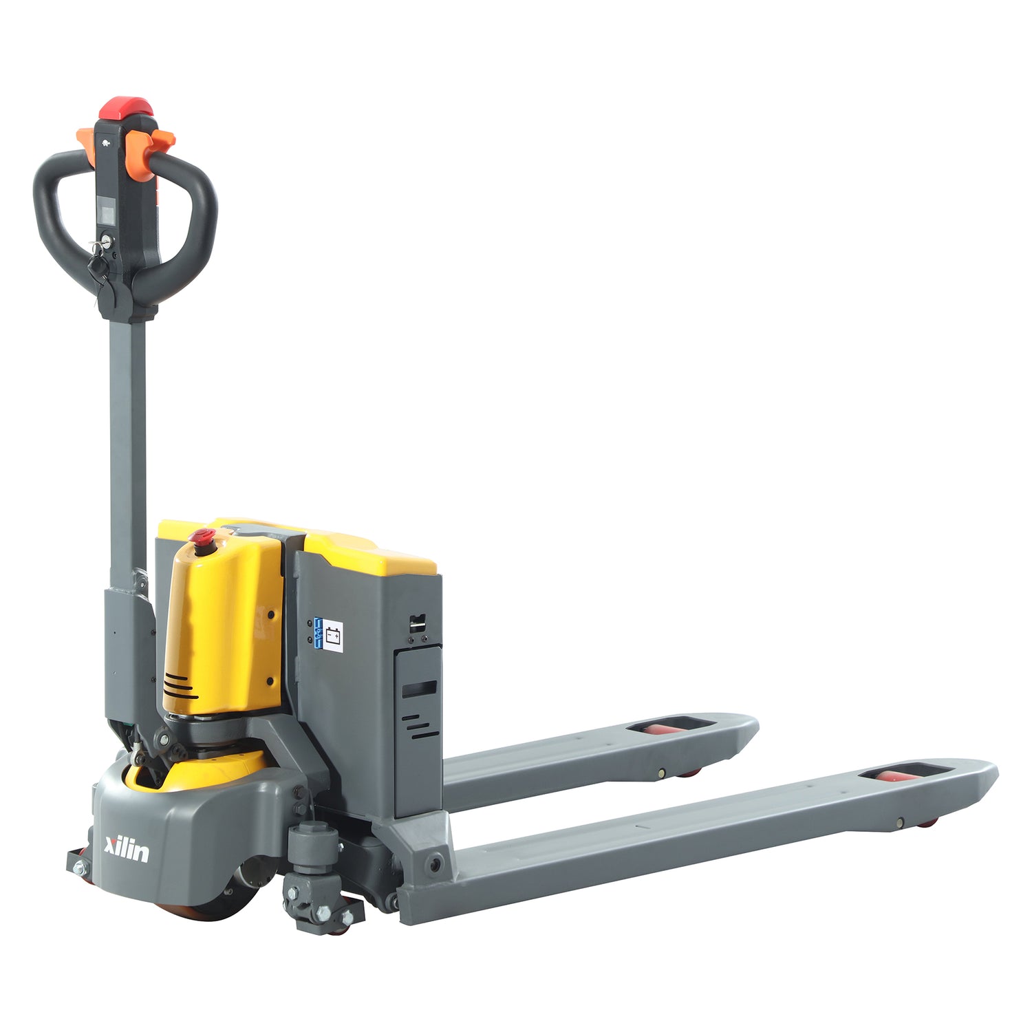 4,400 lb Electric Pallet Jack – Smart Handle with LCD Screen, Turtle Mode, Secure Key | Xilin CBD20W-II Li