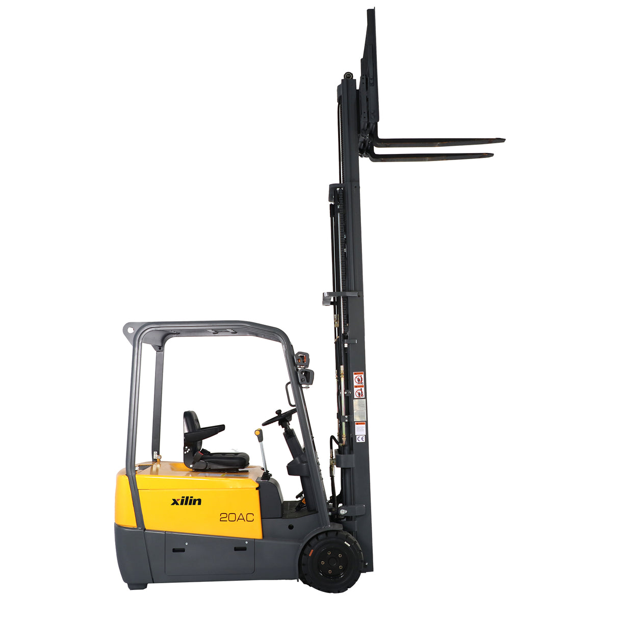 4,400 lbs, 189" Lift, 48V Lithium Electric Forklift CPD20SA-20-Li-189