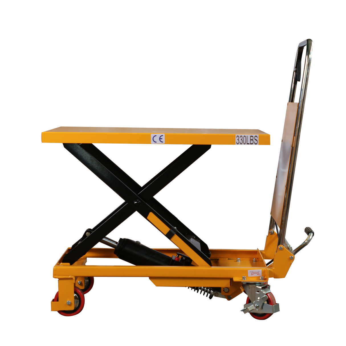 Single Scissor Lift Table 330lbs Cap, 20.2" lifting height SP150E