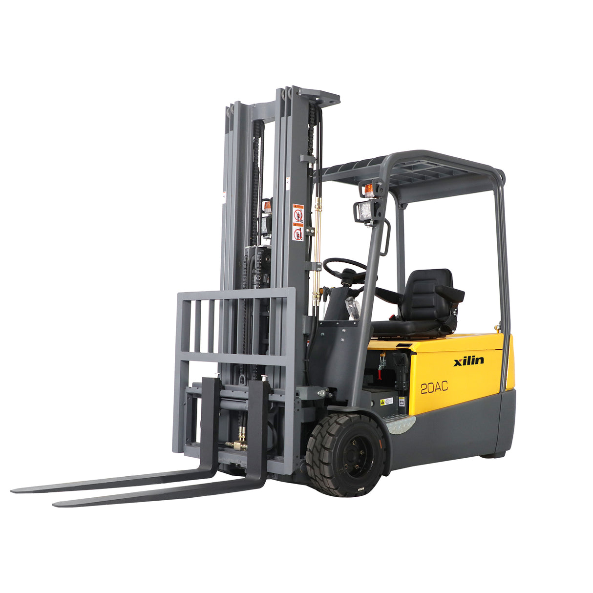 4,400 lbs, 189" Lift, 48V Lithium Electric Forklift CPD20SA-20-Li-189