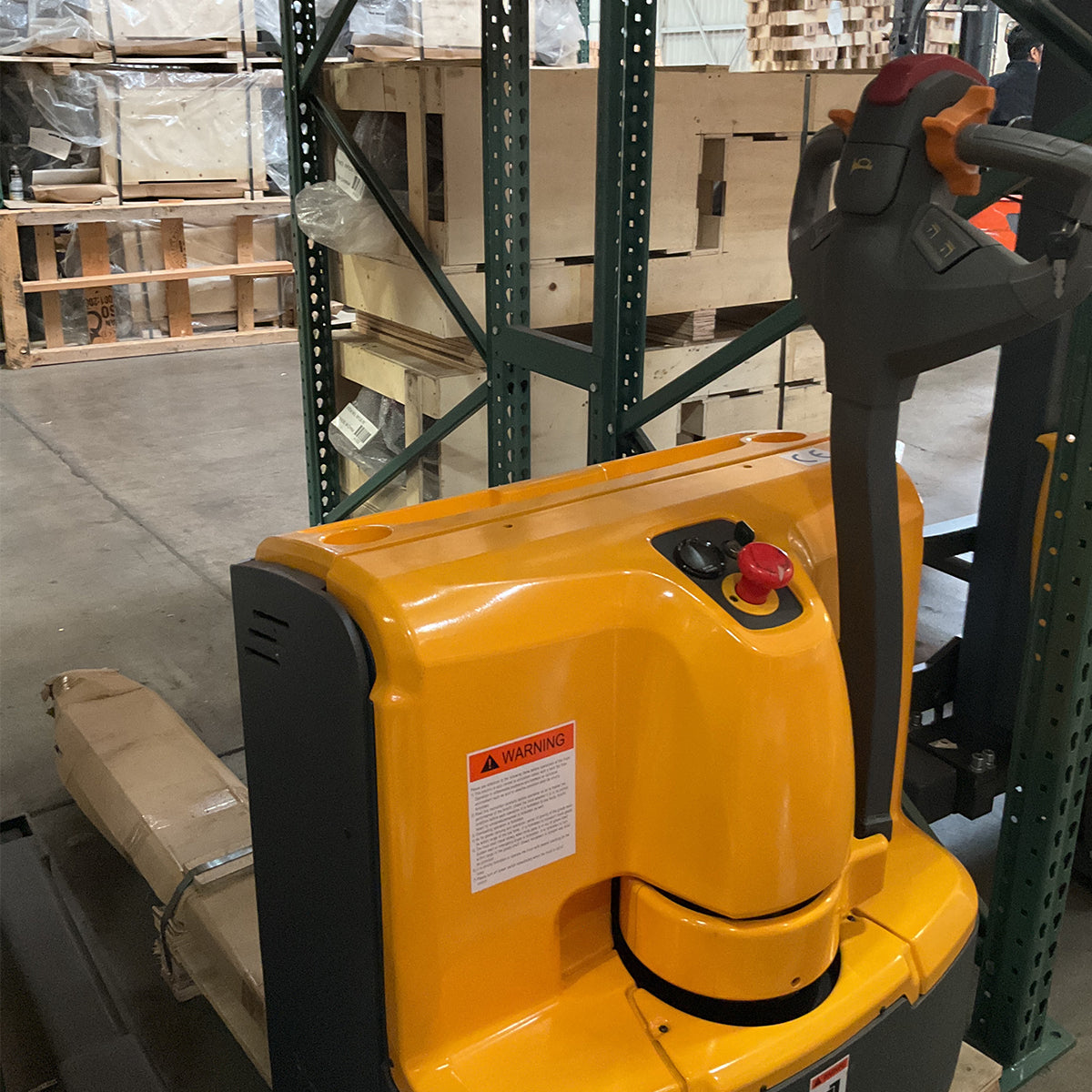 Pre-owned CBD20KD – 4,400 lb Electric Pallet Jack, Dual Lift & Maintenance-Free Drive