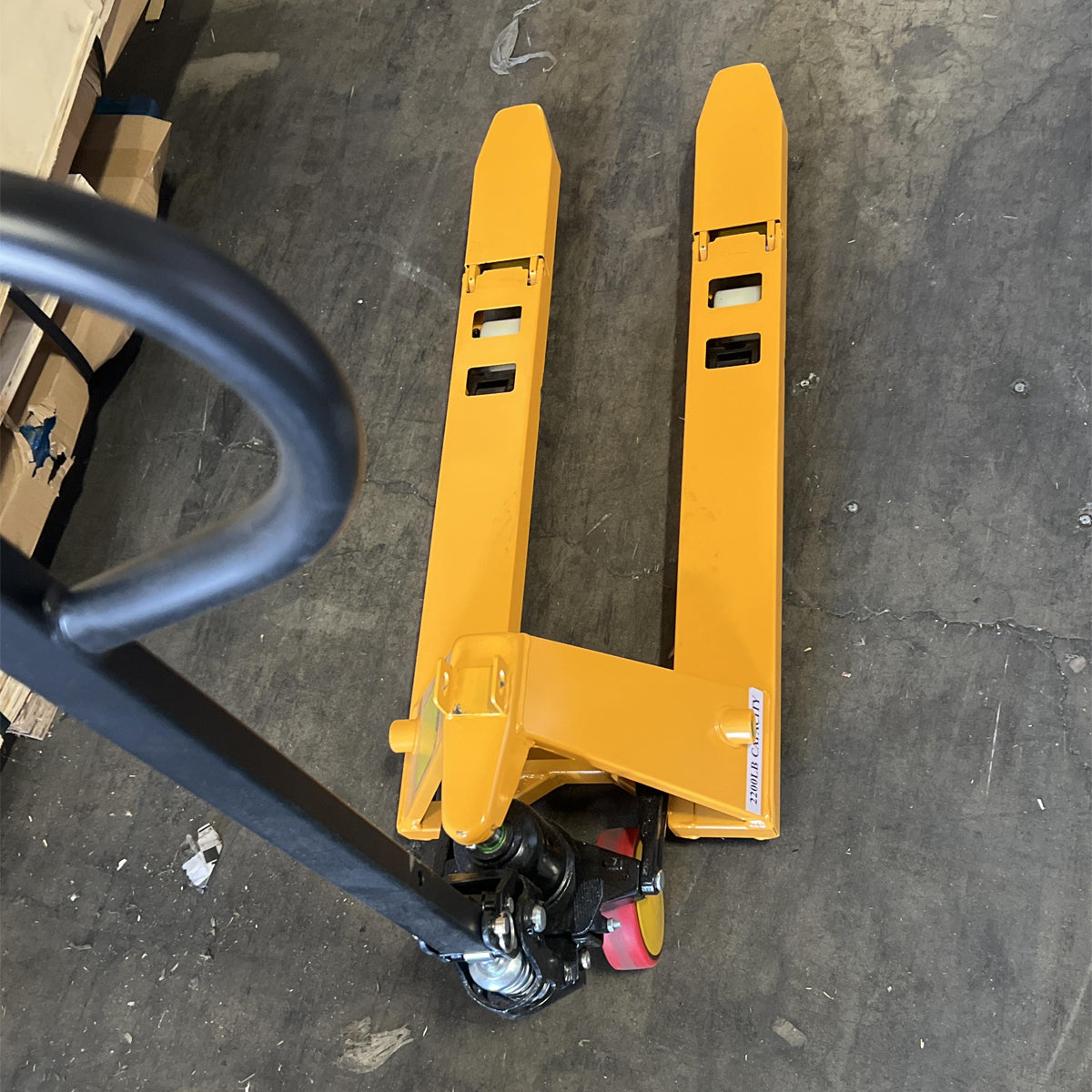 Pre-owned MF 2,200 lbs Capacity, 31.5"x15" Forks, Foldable & Lightweight Hand Pallet Jack