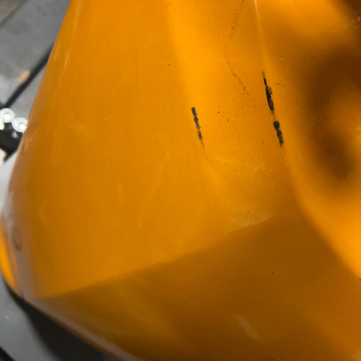 Pre-owned CTD15BE-118 – 3,300 lb Semi-Electric Stacker, 118" Lift, Straddle Legs & Adjustable Forks