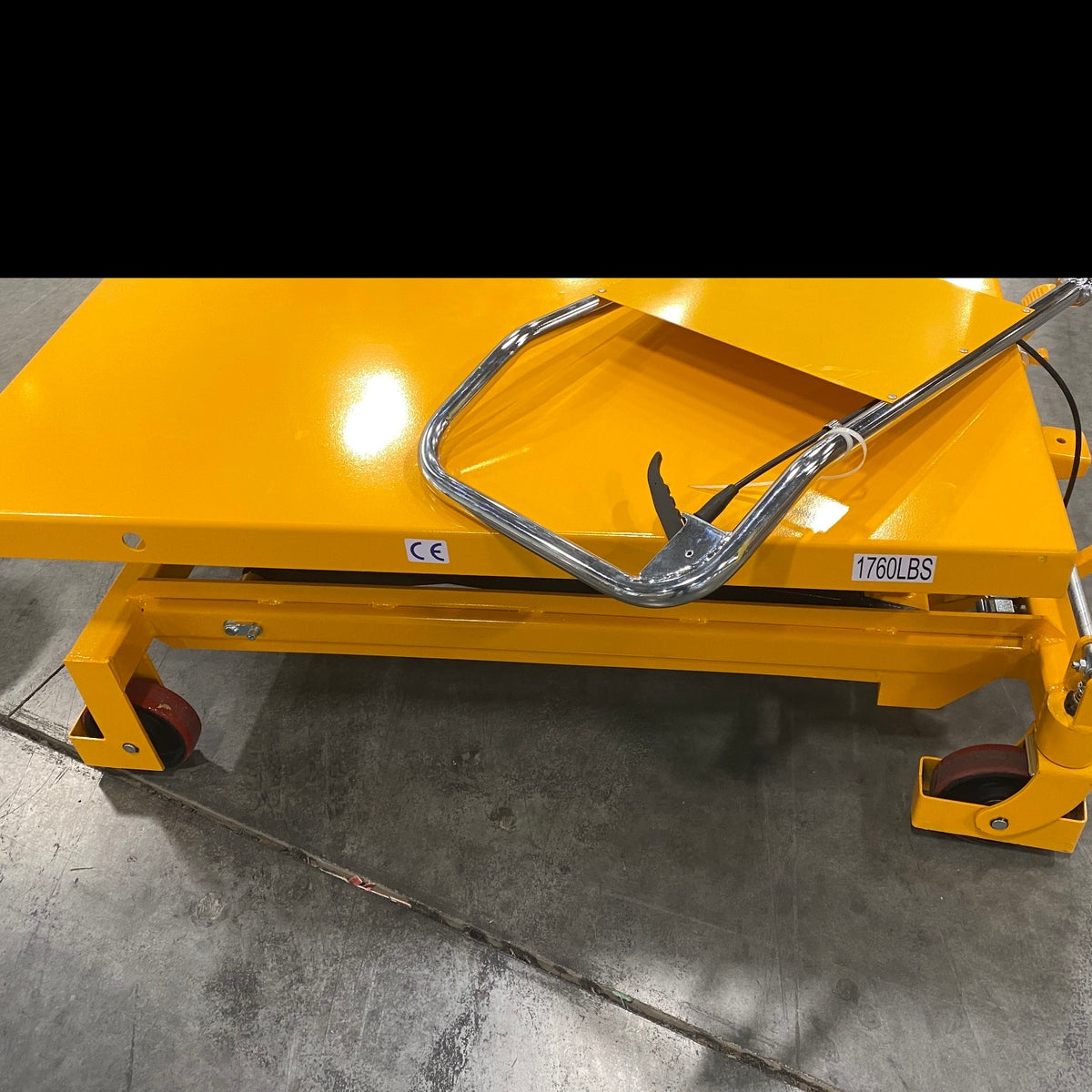 Pre-owned SPS800 Double Scissor Lift Table 1760lbs Cap, 40.4" lifting height