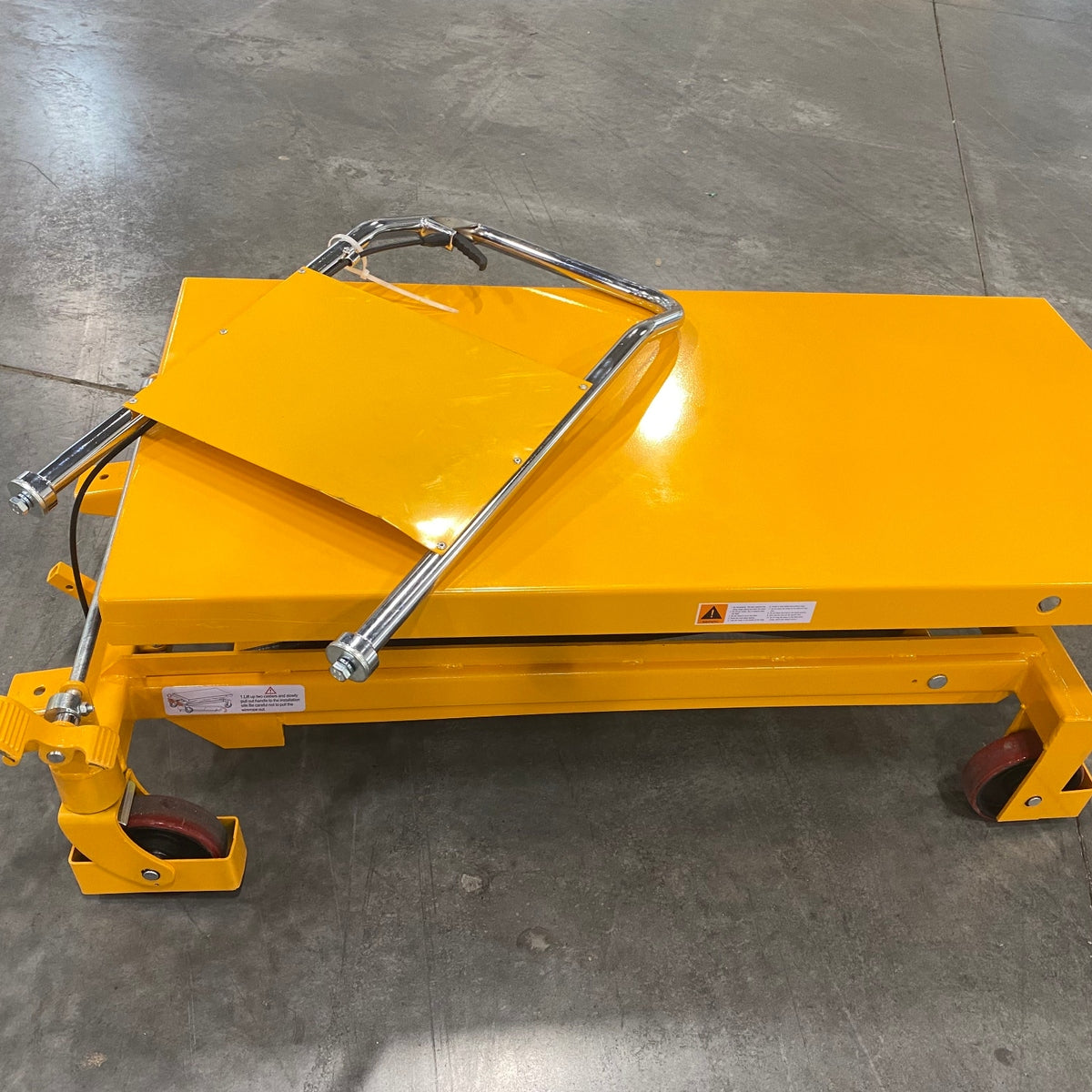 Pre-owned SPS800 Double Scissor Lift Table 1760lbs Cap, 40.4" lifting height