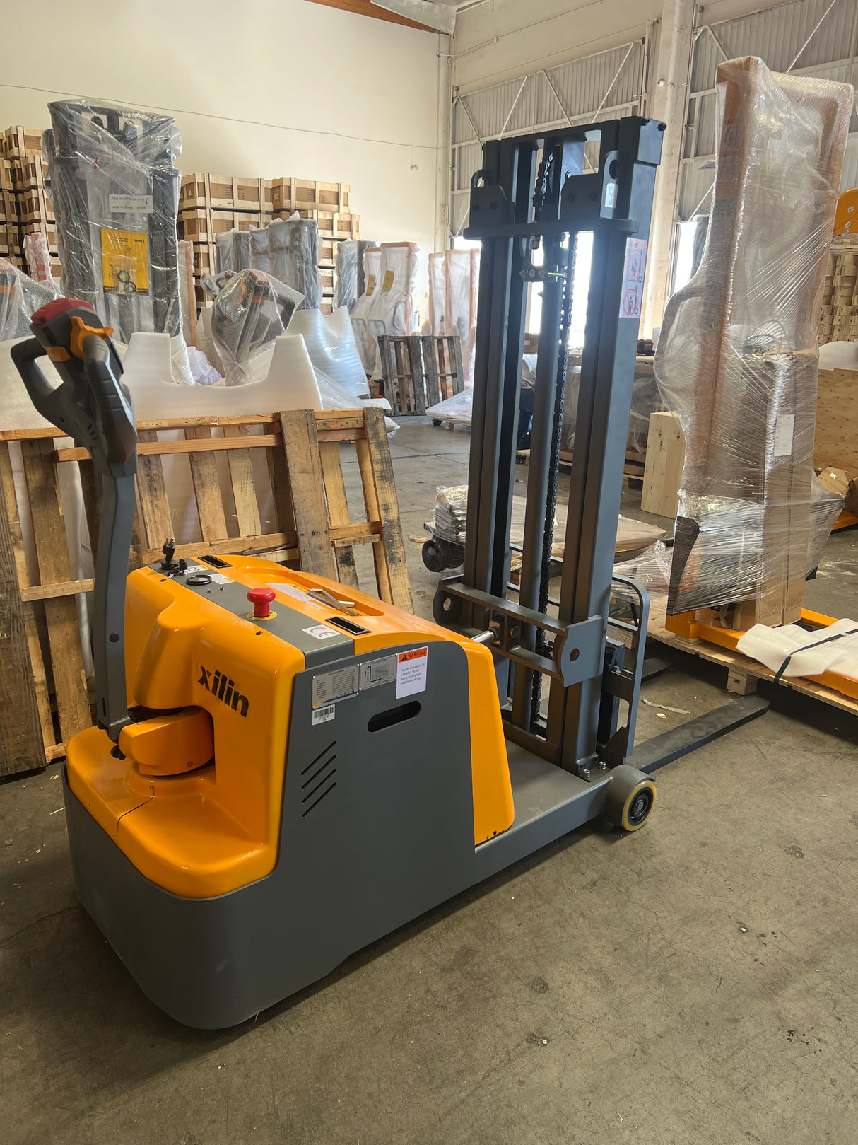 Pre-owned CPD10W-98 – 2,200 lb Counterbalance Electric Stacker, 98" Lift Height