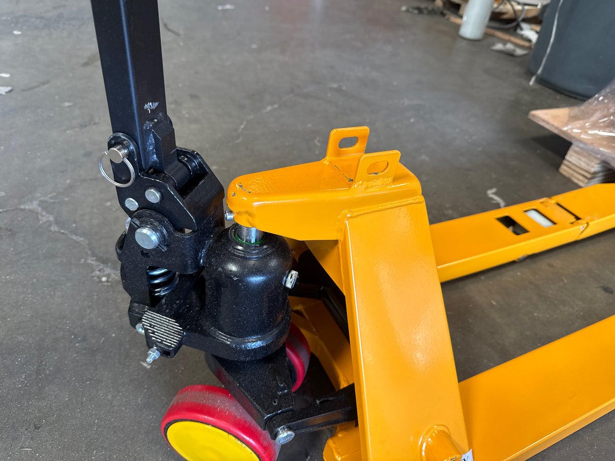 Pre-owned Regular Used MF 2,200 lb Hydraulic Pallet Jack – 31.5" x 15" Forks-250027030 Only Pick Up