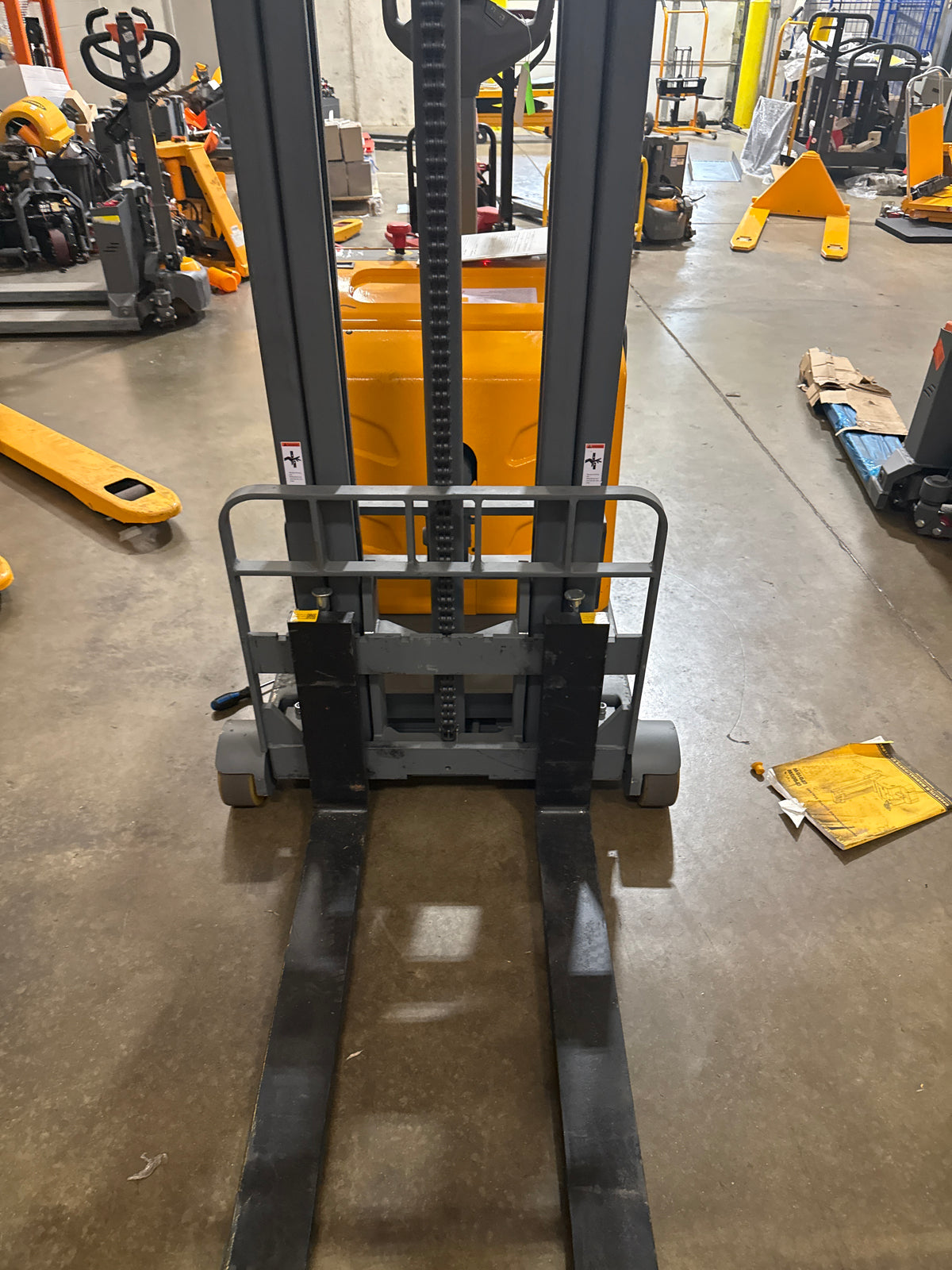 Pre-owned CPD10W-98 – 2,200 lb Counterbalance Electric Stacker, 98" Lift Height