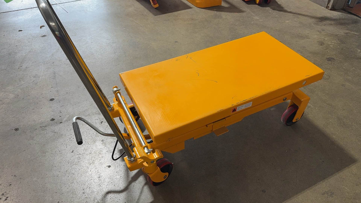 Pre-owned Regular Used SP800 Single Scissor Lift Table 1760 lbs Cap, 22.9" lifting height-153604
