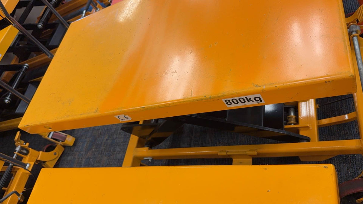 Pre-owned Regular Used SP800 Single Scissor Lift Table 1760 lbs Cap, 22.9" lifting height-223948