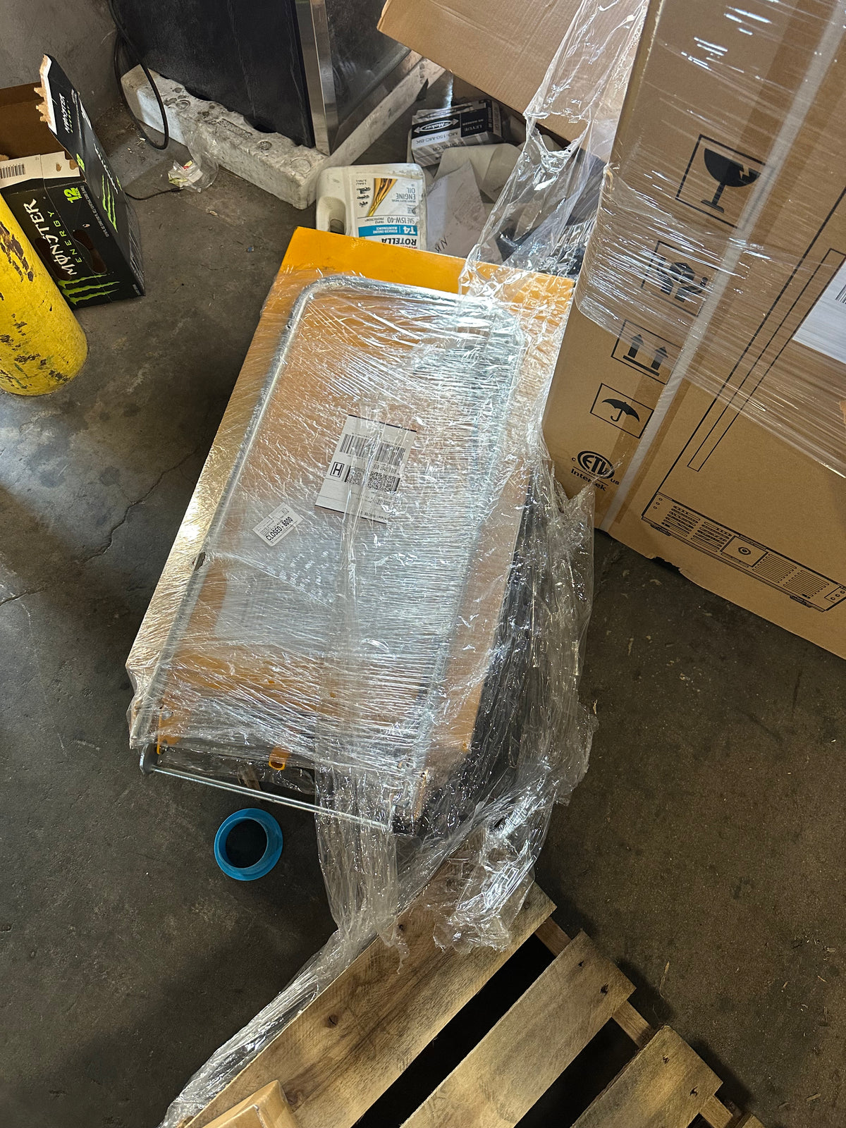 Pre-owned Premium Used SP150 Single Scissor Lift Table 330 lbs Cap, 20.2" lifting height-95273191 Only Pick Up