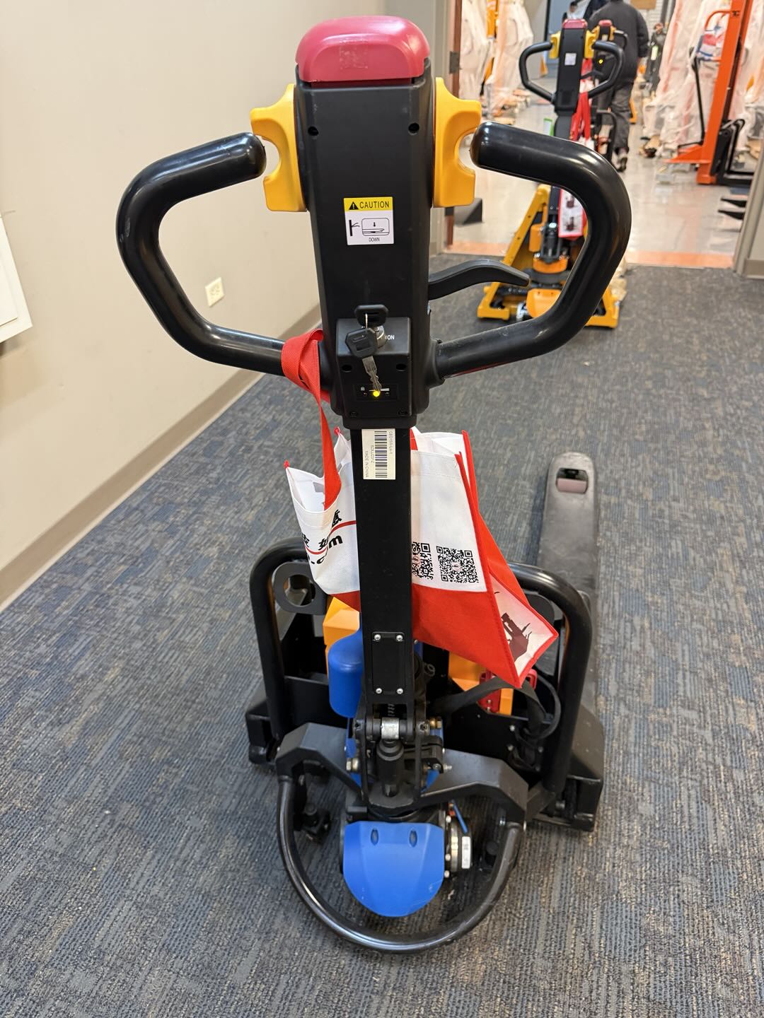 Pre-owned Premium Used CBD15W-Lix-48x27-B 3,300 lb Electric Pallet Jack, Compact Lithium Model, 48"x27" Forks-20092603