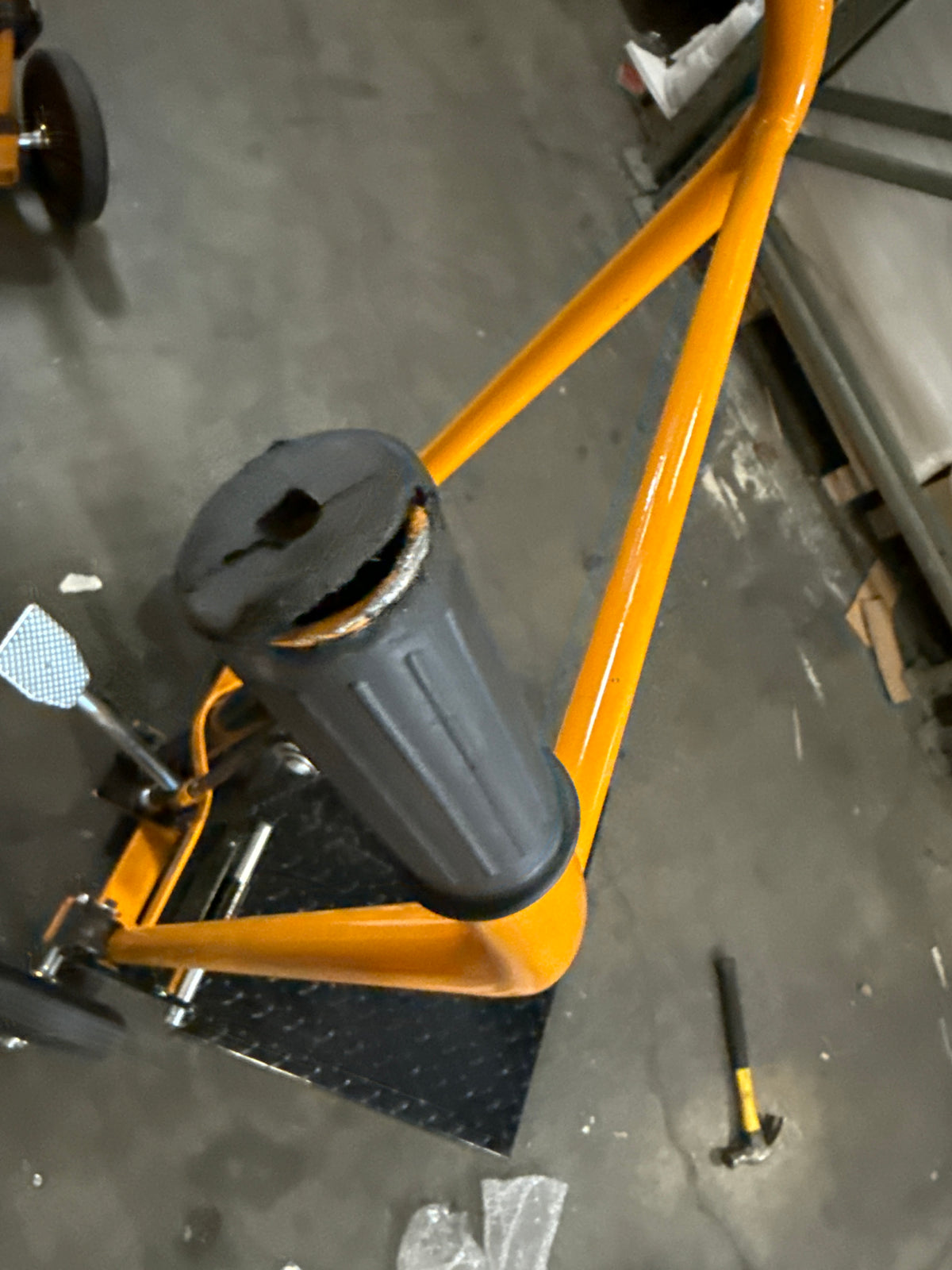 Pre-owned Regular Used HSP440–440lbs Manual Pallet Stacker 440 lbs Capacity 35.8" Lift Fixed Legs-250031541 Only Pick Up