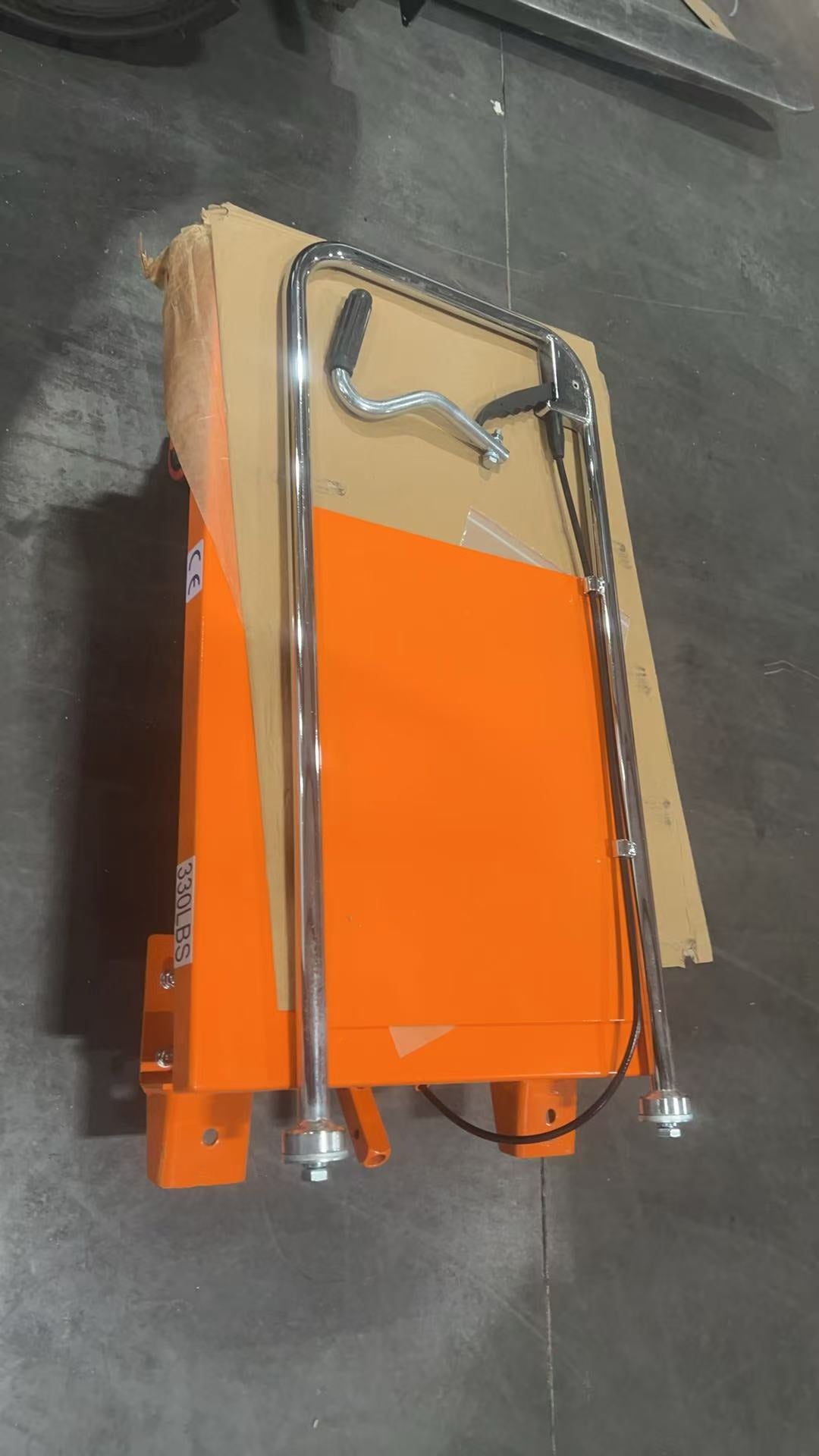 Pre-owned Premium Used SPS150E-O Double Scissor Lift Table 330 lbs Cap, 31.4" lifting height-240702519