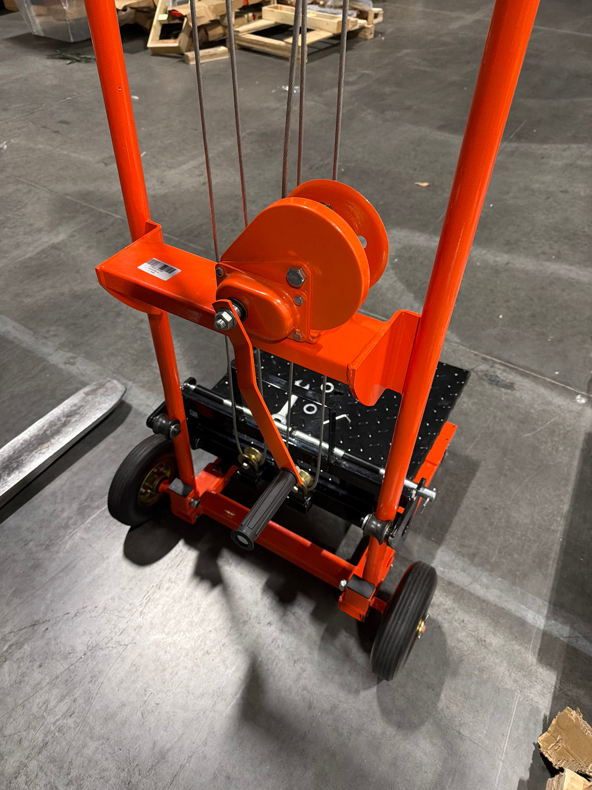 Pre-owned Premium Used HSW330-O–330lbs Manual Pallet Stacker 330 lbs Capacity 40.5" Lift Fixed Legs-250010358 Only Pick Up