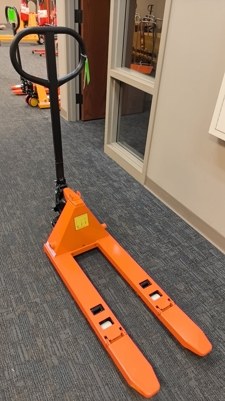 Pre-owned Open Box MF-O 2,200 lb Hydraulic Pallet Jack – 31.5" x 15" Forks-250027371 Only Pick Up