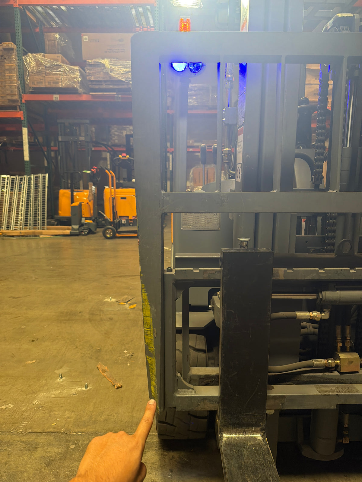 Pre-owned CPD20SA-20-Li-189-4,400 lbs, 189" Lift, 48V Lithium Electric Forklift