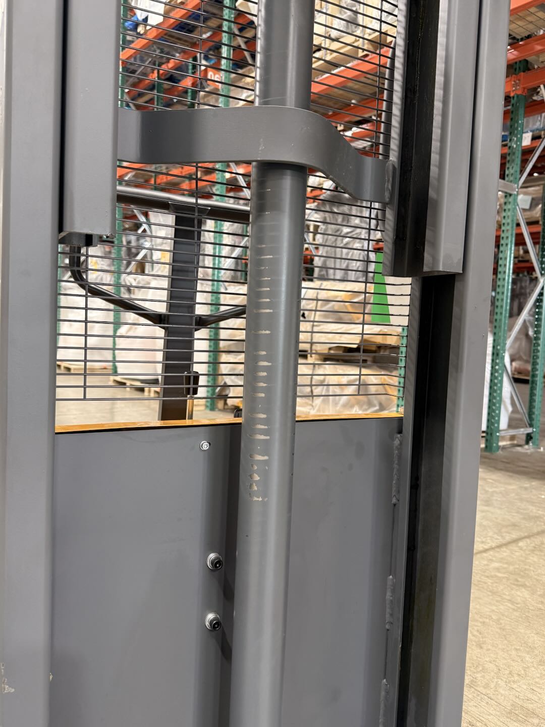 Pre-owned Premium Used CTD15BE-98 – 3,300 lb Semi-Electric Stacker, 98" Lift, Straddle Legs & Adjustable Forks-240863005