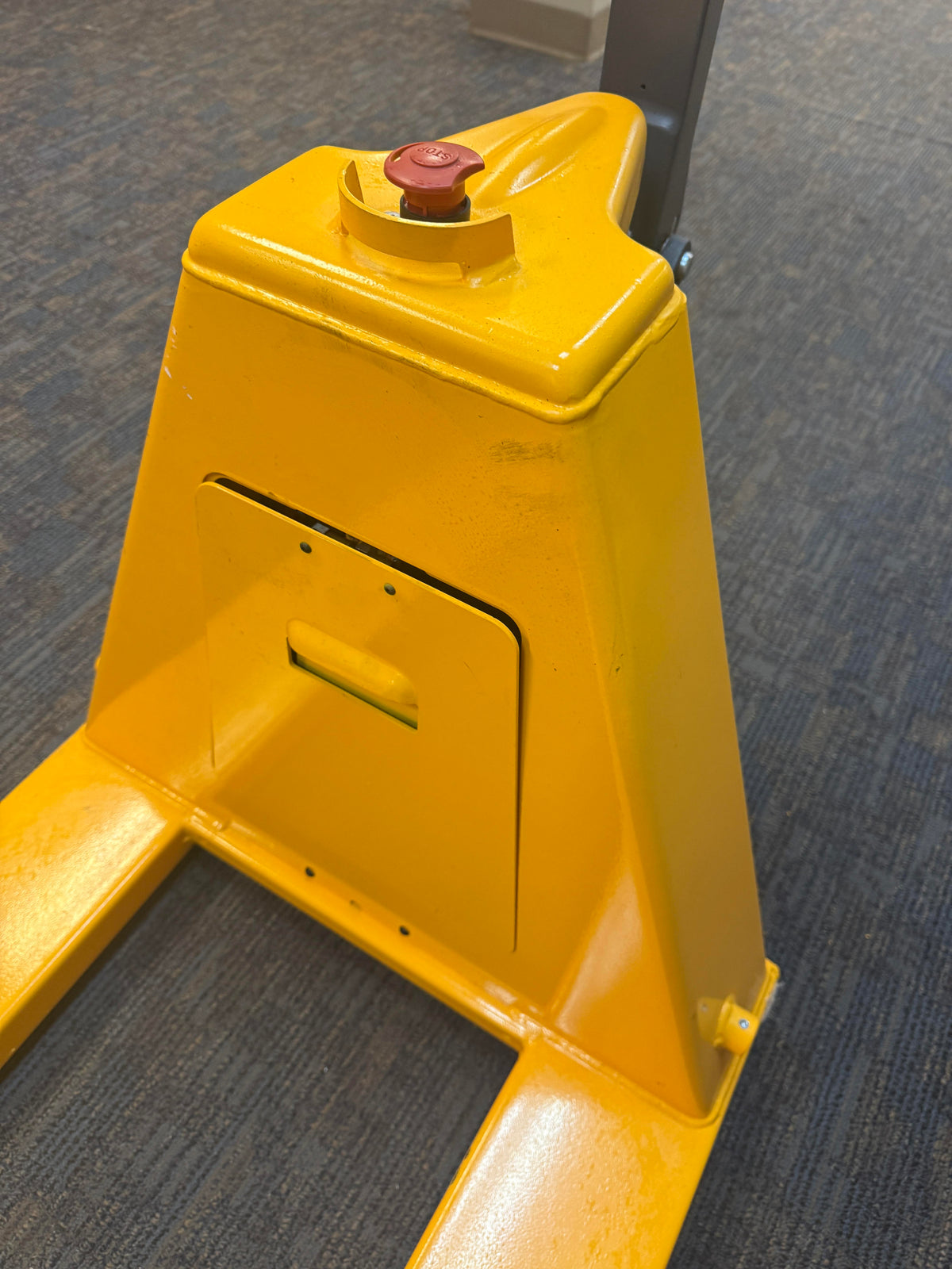 Pre-owned CBD15 3,300 lb Electric Pallet Jack, Compact Lithium Model, 48"x27" Forks