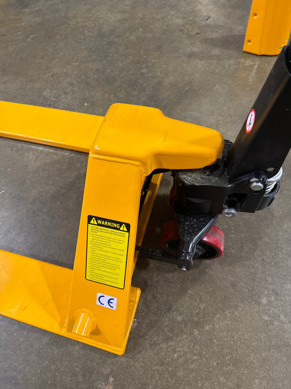 Pre-owned Aged Used BFL-10 2,200 lb Hydraulic Pallet Jack – Wide Forks, 48" x 27"-952711505