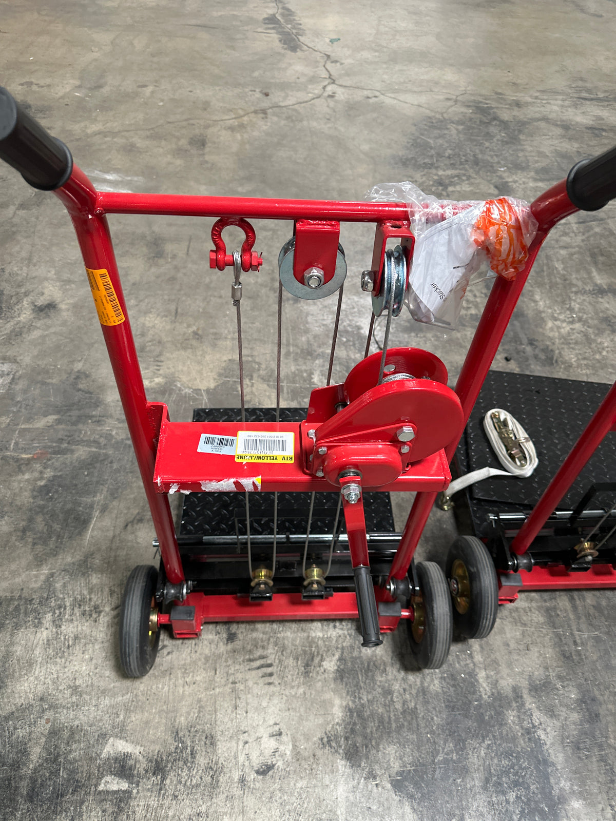 Pre-owned Premium Used HSW440–440lbs Manual Pallet Stacker 440 lbs Capacity 35.4" Lift Fixed Legs-2400059 Only Pick Up
