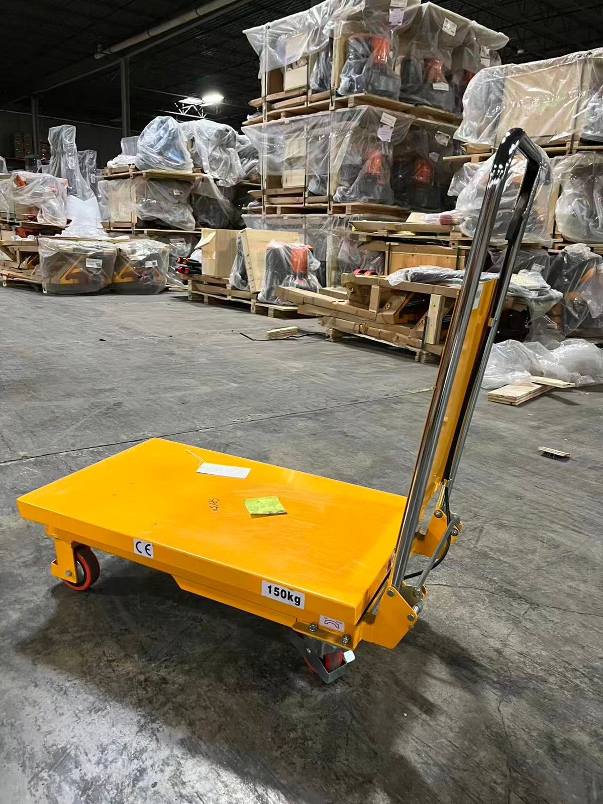 Pre-owned Premium Used SP150 Single Scissor Lift Table 330 lbs Cap, 20.2" lifting height-285667