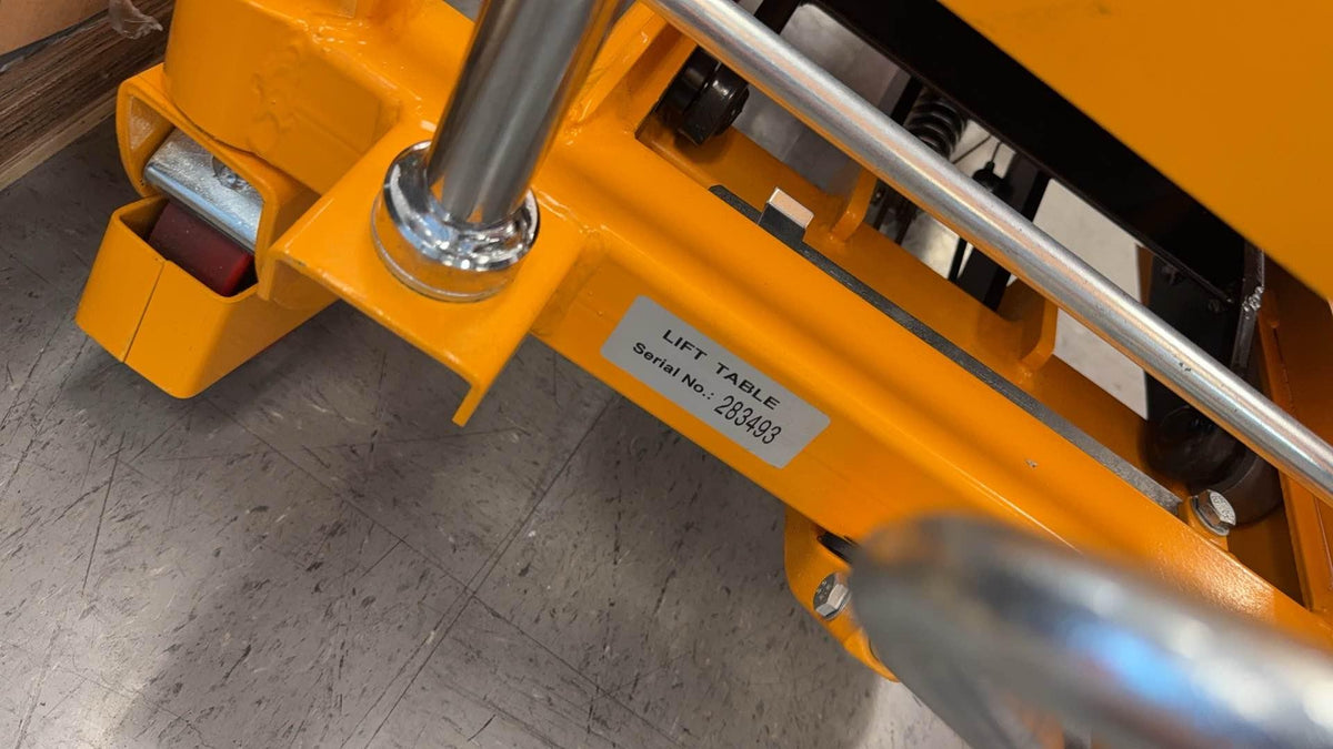 Pre-owned Premium Used SPS800 Double Scissor Lift Table 1760lbs Cap, 40.4" lifting height-283493 only Pick Up