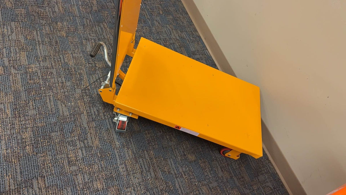 Pre-owned Premium Used SP150E Single Scissor Lift Table 330lbs Cap, 29" lifting height-240702753 Only Pick-Up