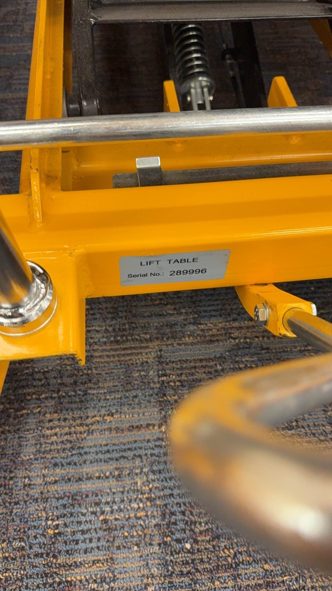 Pre-owned Premium Used SPS800 Double Scissor Lift Table 1760lbs Cap, 40.4" lifting height-289996 only Pick Up