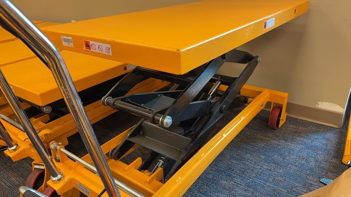 Pre-owned Regular Used SPS800 Double Scissor Lift Table 1760lbs Cap, 40.4" lifting height-242028 only Pick Up