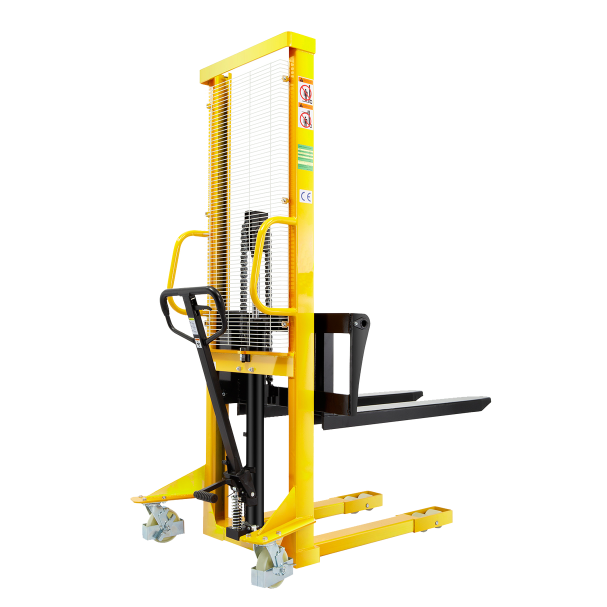 Xilin Manual Pallet Stacker 2200lbs Capacity 63’ Lift fixed legs SDJA1000 - Manual Stacker