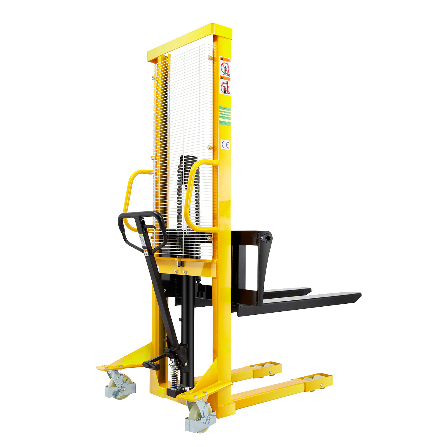 Xilin Manual Pallet Stacker 2200lbs Capacity 63’ Lift fixed legs SDJA1000 - Manual Stacker