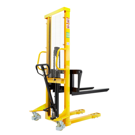 Xilin Manual Pallet Stacker 2200lbs Capacity 63’ Lift fixed legs SDJA1000 - Manual Stacker