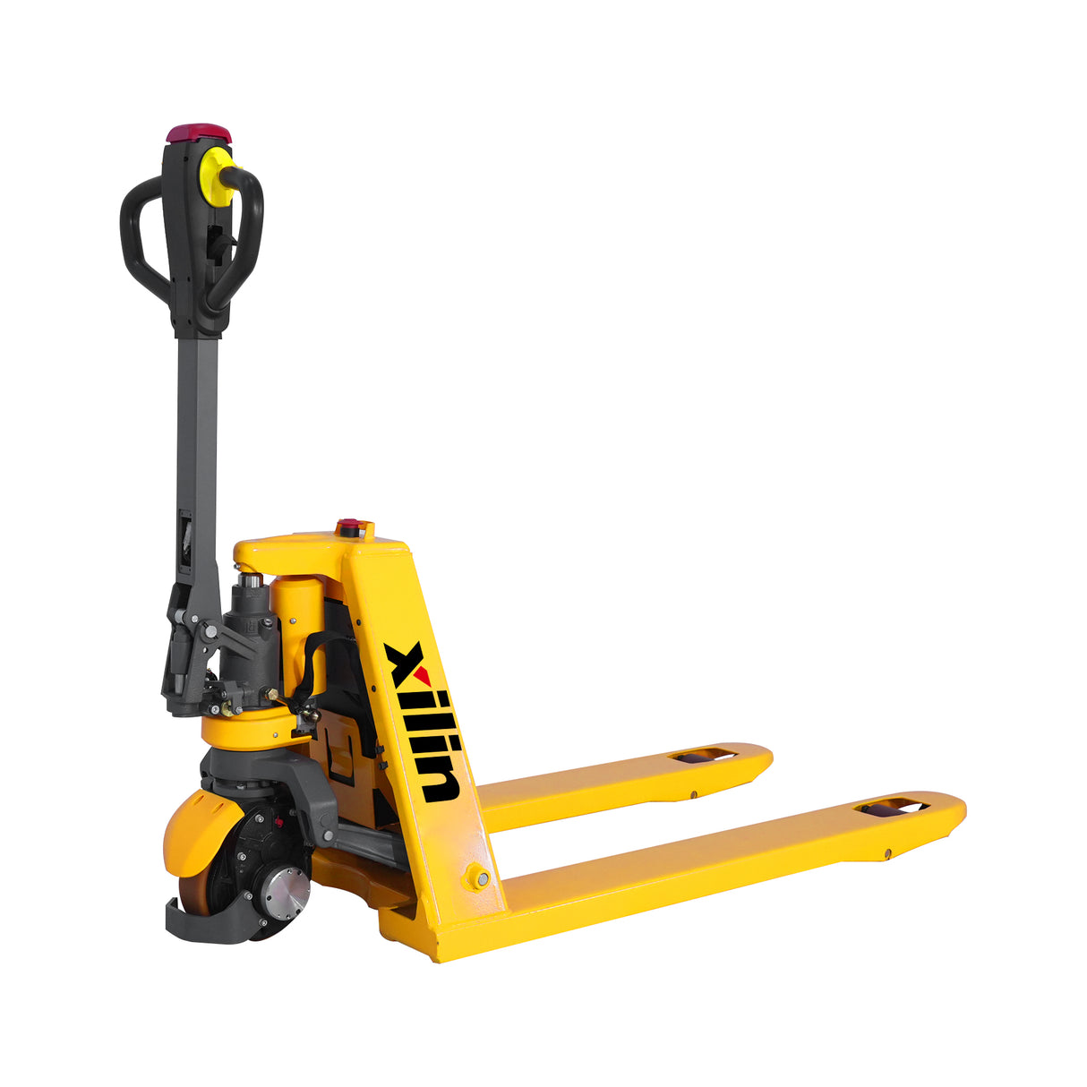 3,300 lb Electric Pallet Jack – Compact, Turtle Mode, 48" x 27" Forks | Xilin CBD15