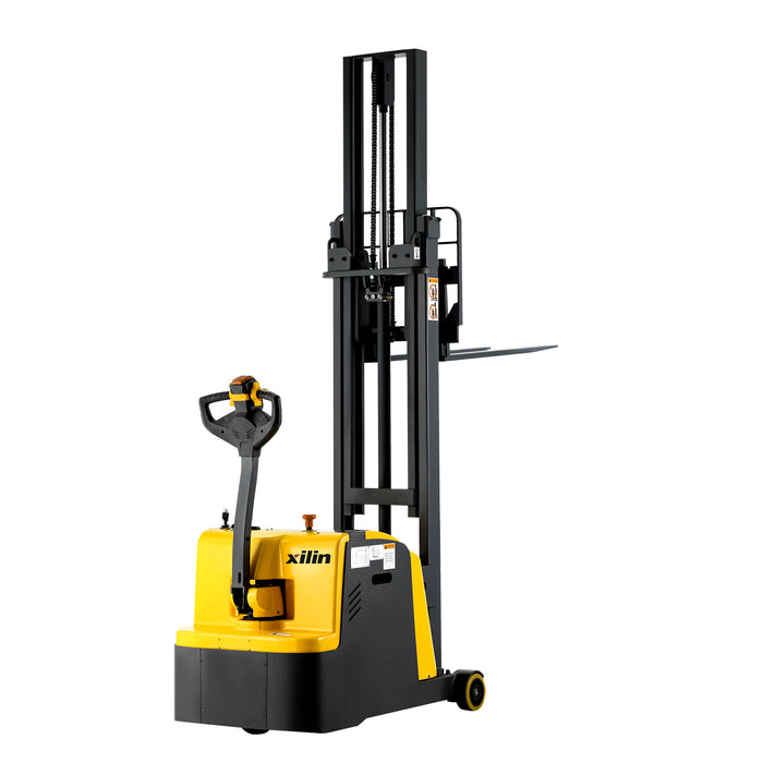 2200lbs 98" Long Lasting Electric Power Counterbalanced Lift Stacker  CPD10W-98