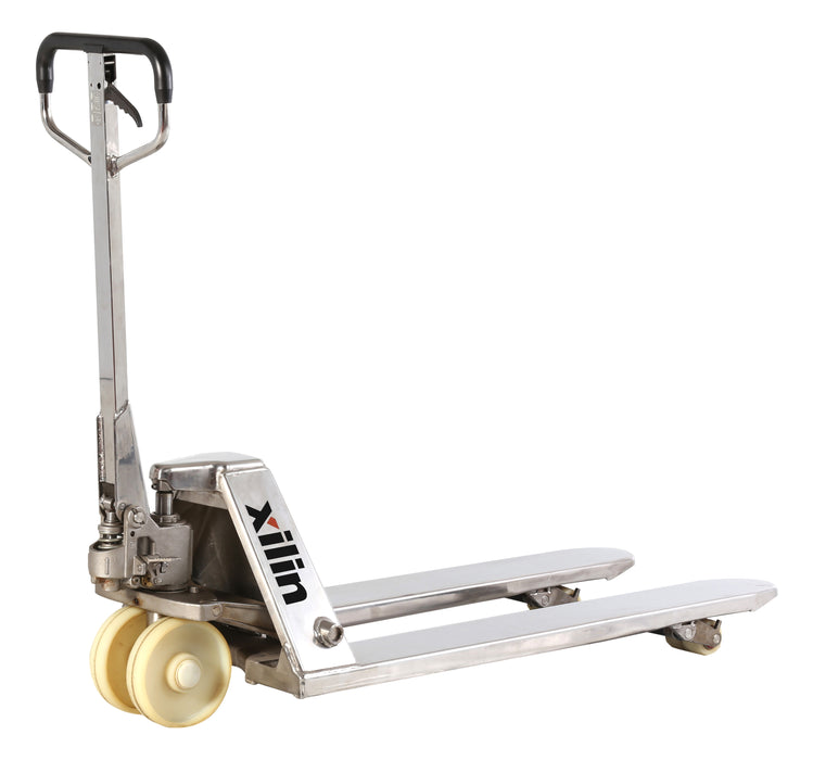 Xilin Hydraulic Stainless Steel Pallet Truck 5500lbs Capacity 48"Lx27“W Fork BFS