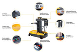 Xilin Work Assist Vchicle 197” Fully Electric Mini Order Picker 330lbs OPSM