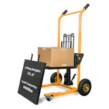 Manual Pallet Stacker 440 lbs Capacity 35.8" Lift Fixed Legs HSP440