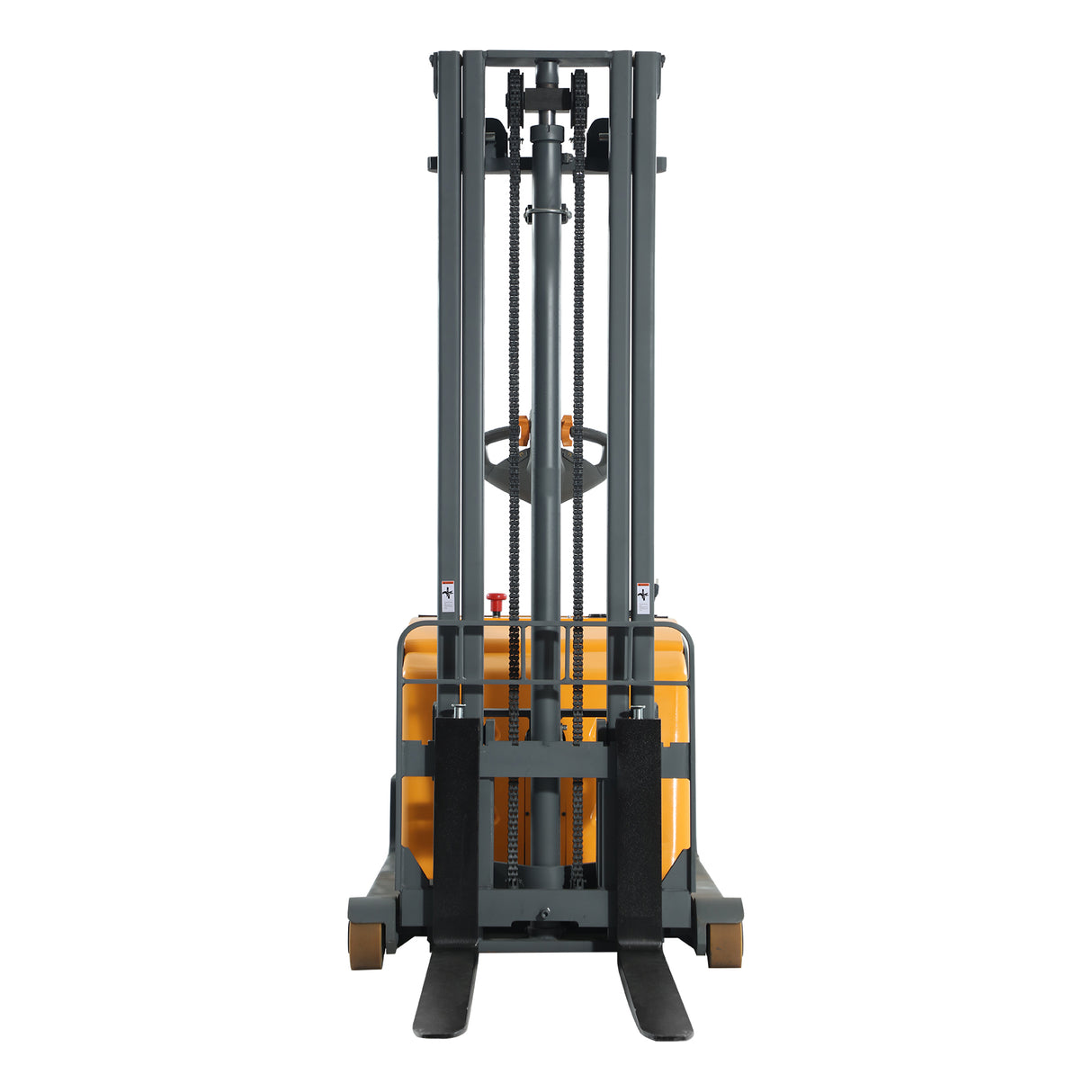 Pre-owned CPD15W-II-118 – 3,300 lb Counterbalance Electric Stacker, 118" Lift Height, Adjustable Forks