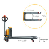 Pre-owned CBD15W-II-Li – 3,300 lb Electric Pallet Jack, LCD Handle & Turtle Mode