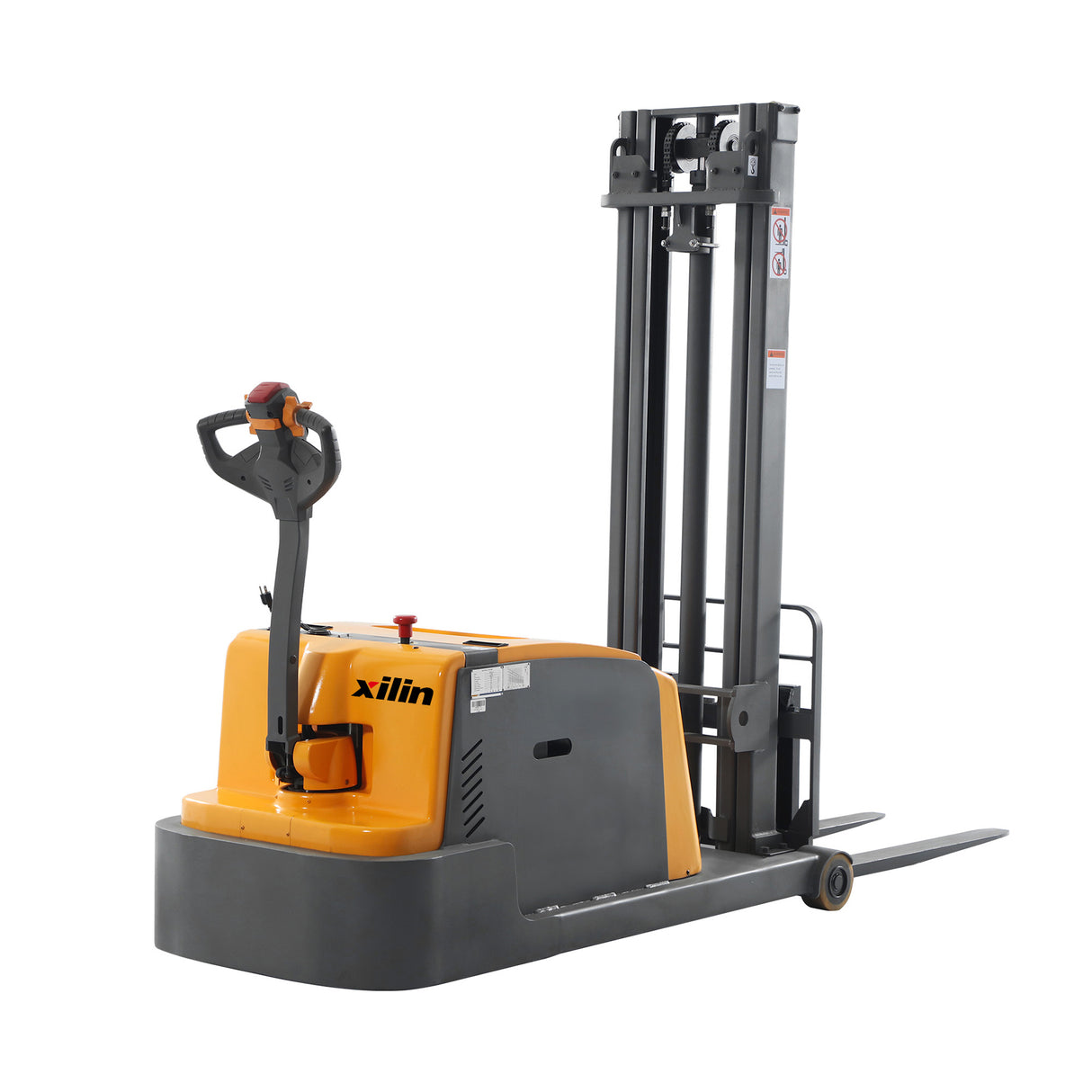 Pre-owned CPD15W-II-118 – 3,300 lb Counterbalance Electric Stacker, 118" Lift Height, Adjustable Forks
